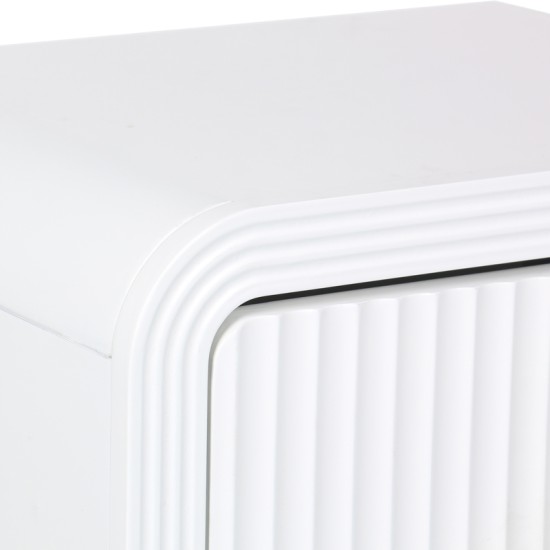 Κομοδίνο Zeplen MDF σε λευκή απόχρωση 40x30x53εκ Κομοδίνο Zeplen MDF σε λευκή απόχρωση 40x30x53εκ