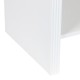 Κομοδίνο Zeplen MDF σε λευκή απόχρωση 40x30x53εκ Κομοδίνο Zeplen MDF σε λευκή απόχρωση 40x30x53εκ