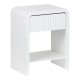 Κομοδίνο Zeplen MDF σε λευκή απόχρωση 40x30x53εκ Κομοδίνο Zeplen MDF σε λευκή απόχρωση 40x30x53εκ