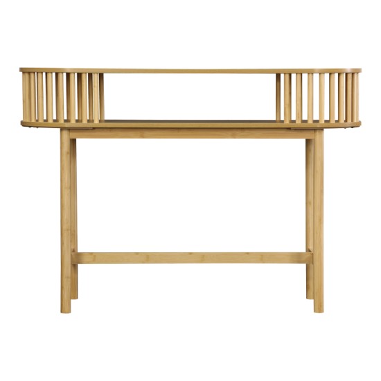 Κονσόλα Nodial MDF/Bamboo σε φυσική απόχρωση 120x39x85εκ Κονσόλα Nodial MDF/Bamboo σε φυσική απόχρωση 120x39x85εκ