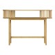 Κονσόλα Nodial MDF/Bamboo σε φυσική απόχρωση 120x39x85εκ Κονσόλα Nodial MDF/Bamboo σε φυσική απόχρωση 120x39x85εκ