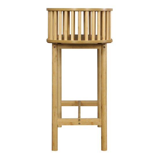Κονσόλα Nodial MDF/Bamboo σε φυσική απόχρωση 120x39x85εκ Κονσόλα Nodial MDF/Bamboo σε φυσική απόχρωση 120x39x85εκ