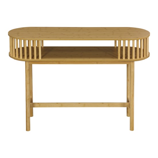 Κονσόλα Nodial MDF/Bamboo σε φυσική απόχρωση 120x39x85εκ Κονσόλα Nodial MDF/Bamboo σε φυσική απόχρωση 120x39x85εκ