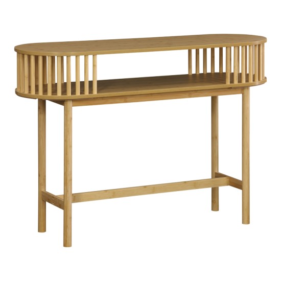 Κονσόλα Nodial MDF/Bamboo σε φυσική απόχρωση 120x39x85εκ Κονσόλα Nodial MDF/Bamboo σε φυσική απόχρωση 120x39x85εκ