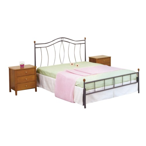 ΟΡΑΜΑ ΚΡΕΒΑΤΙ ΜΕΤΑΛΛΙΚΟ ΕΛΛΗΝΙΚΗΣ ΚΑΤΑΣΚΕΥΗΣ 110Χ200 ΜΑΥΡΟ