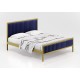 KPS/QUEEN BED EΛΛΗΝΙΚΗΣ ΚΑΤΑΣΚΕΥΗΣ ΜΕΤΑΛΛΟ&ΥΦΑΣΜΑ 150Χ200ΕΚ