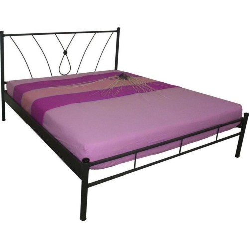 KPS/ ΙΡΙΔΑ ΚΡΕΒΑΤΙ ΜΕΤΑΛΛΙΚΟ ΔΙΠΛΟ ΕΛΛΗΝΙΚΗΣ ΚΑΤΑΣΚΕΥΗΣ ΓΙΑ ΣΤΡΩΜΑ 140Χ190 ΕΚ