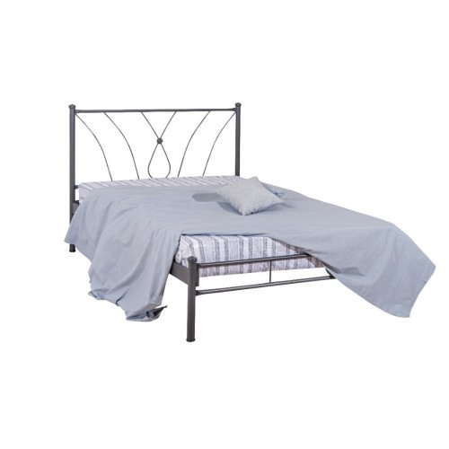 ΙΡΙΔΑ ΚΡΕΒΑΤΙ ΜΕΤΑΛΛΙΚΟ ΑΝΘΡΑΚΙ ΔΙΠΛΟ ΕΛΛΗΝΙΚΗ ΚΑΤΑΣΚΕΥΗΣ ΓΙΑ ΣΤΡΩΜΑ 150Χ200ΕΚ. ΜΕ ΤΑΒΛΕΣ