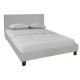 WILTON Κρεβάτι Διπλό για Στρώμα 140x190cm, Ύφασμα Απόχρωση Grey Stone WILTON Κρεβάτι Διπλό για Στρώμα 140x190cm, Ύφασμα Απόχρωση Grey Stone