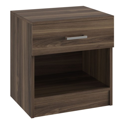 LIFE-W Κομοδίνο με 1 Συρτάρι, Απόχρωση Καρυδί LIFE-W Κομοδίνο με 1 Συρτάρι, Απόχρωση Καρυδί