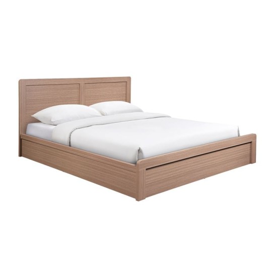 LIFE LUX Κρεβάτι Διπλό για Στρώμα 150x200cm, Απόχρωση Sonoma Oak LIFE LUX Κρεβάτι Διπλό για Στρώμα 150x200cm, Απόχρωση Sonoma Oak