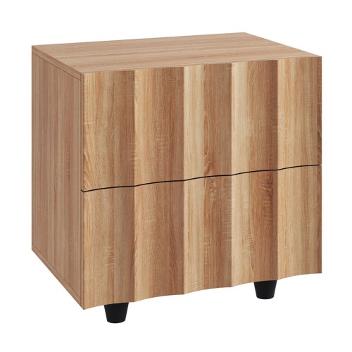 MOTION Κομοδίνο με 2 Συρτάρια, Απόχρωση Φυσικό MOTION Κομοδίνο με 2 Συρτάρια, Απόχρωση Φυσικό