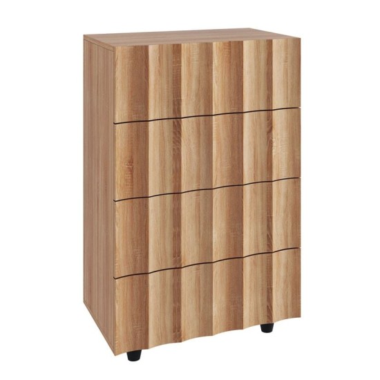 MOTION Συρταριέρα με 4 Συρτάρια, Απόχρωση Φυσικό